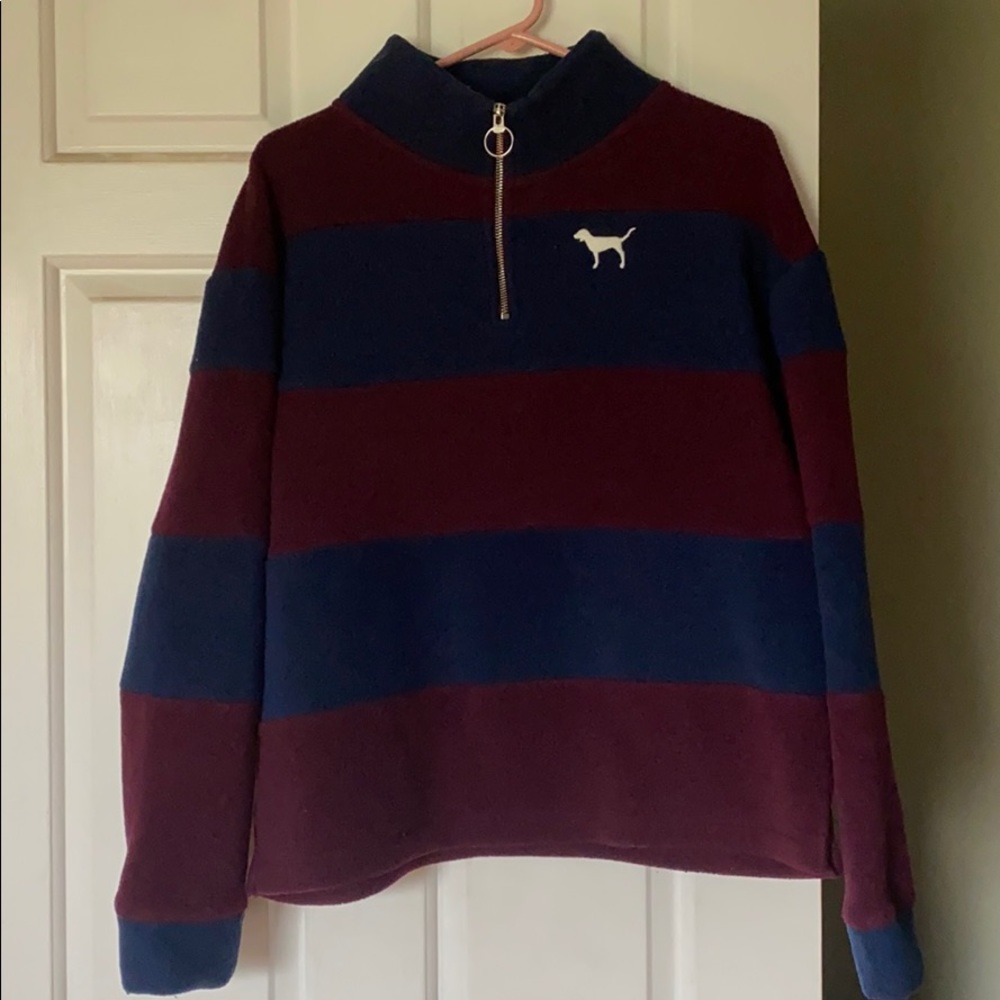 Cute, quarter PINK zip up